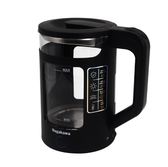 Ấm siêu tốc thủy tinh Nagakawa NAG0317 (1.7L) 